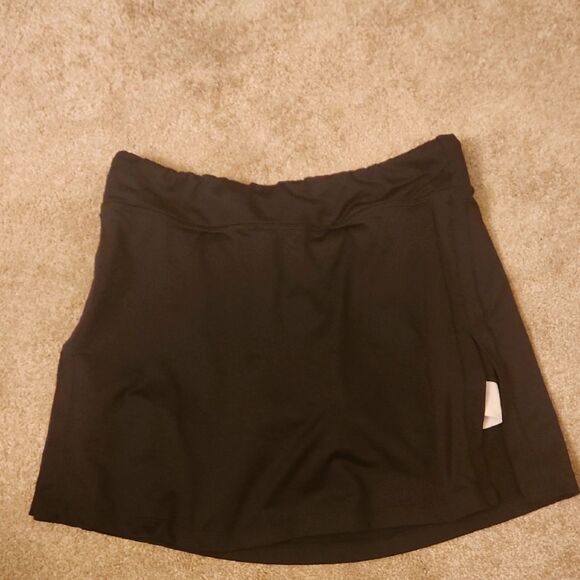 Athleta Black Athletic Skort w/ White Detailing On Shorts Size XS - Picture 1 of 6